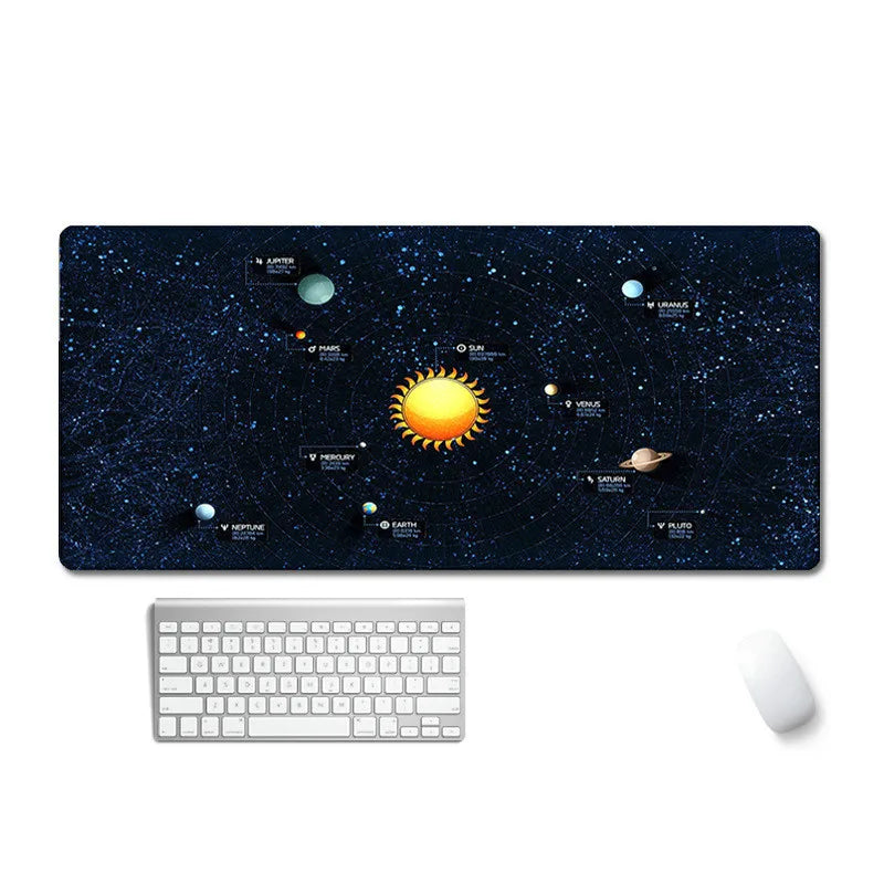 800x300x3mm Large Mouse Pad Universe Starry Sky Family Laptop Gamer Rubber Mouse Mat MousePad