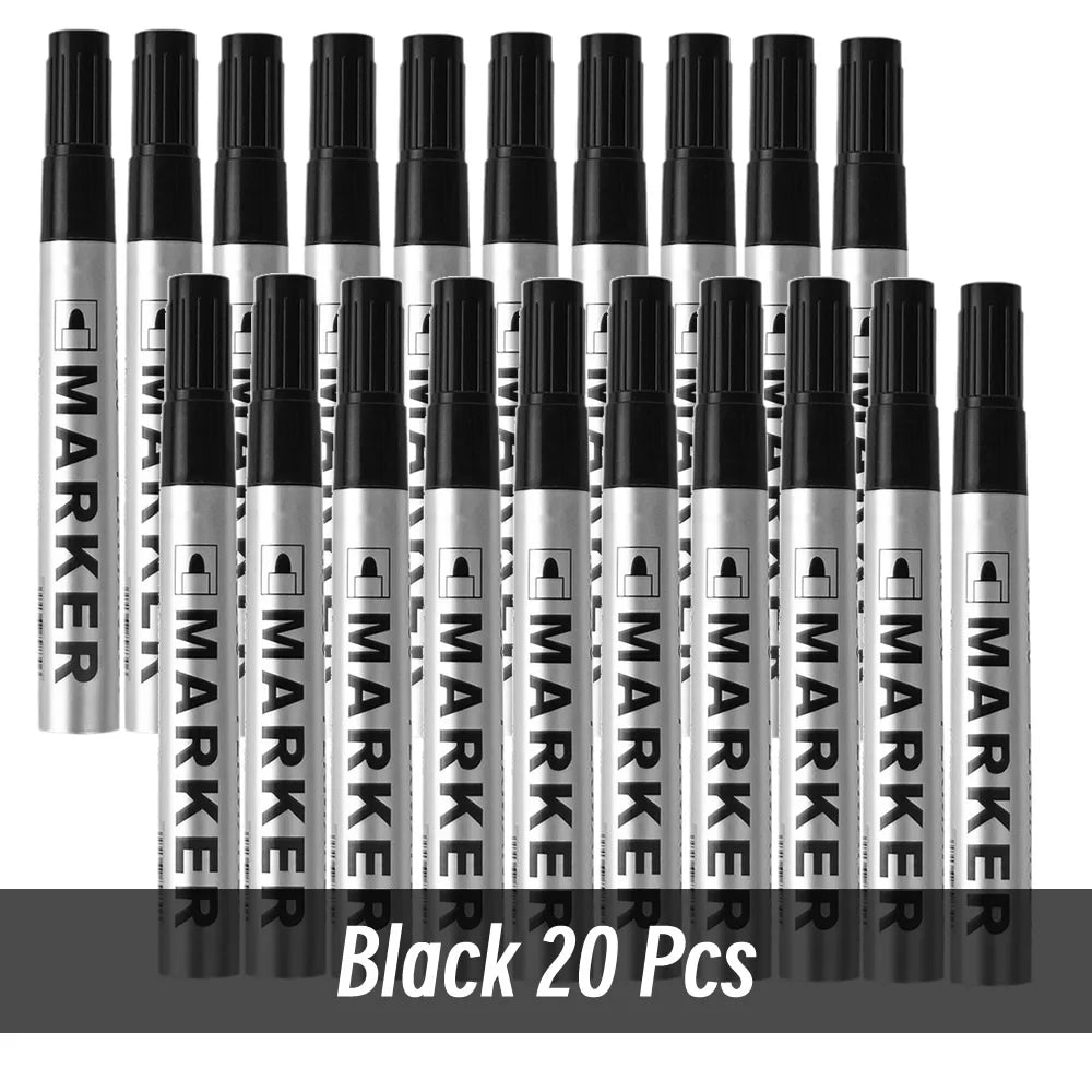 Permanent Paint Marker Pen Waterproof Black Pen