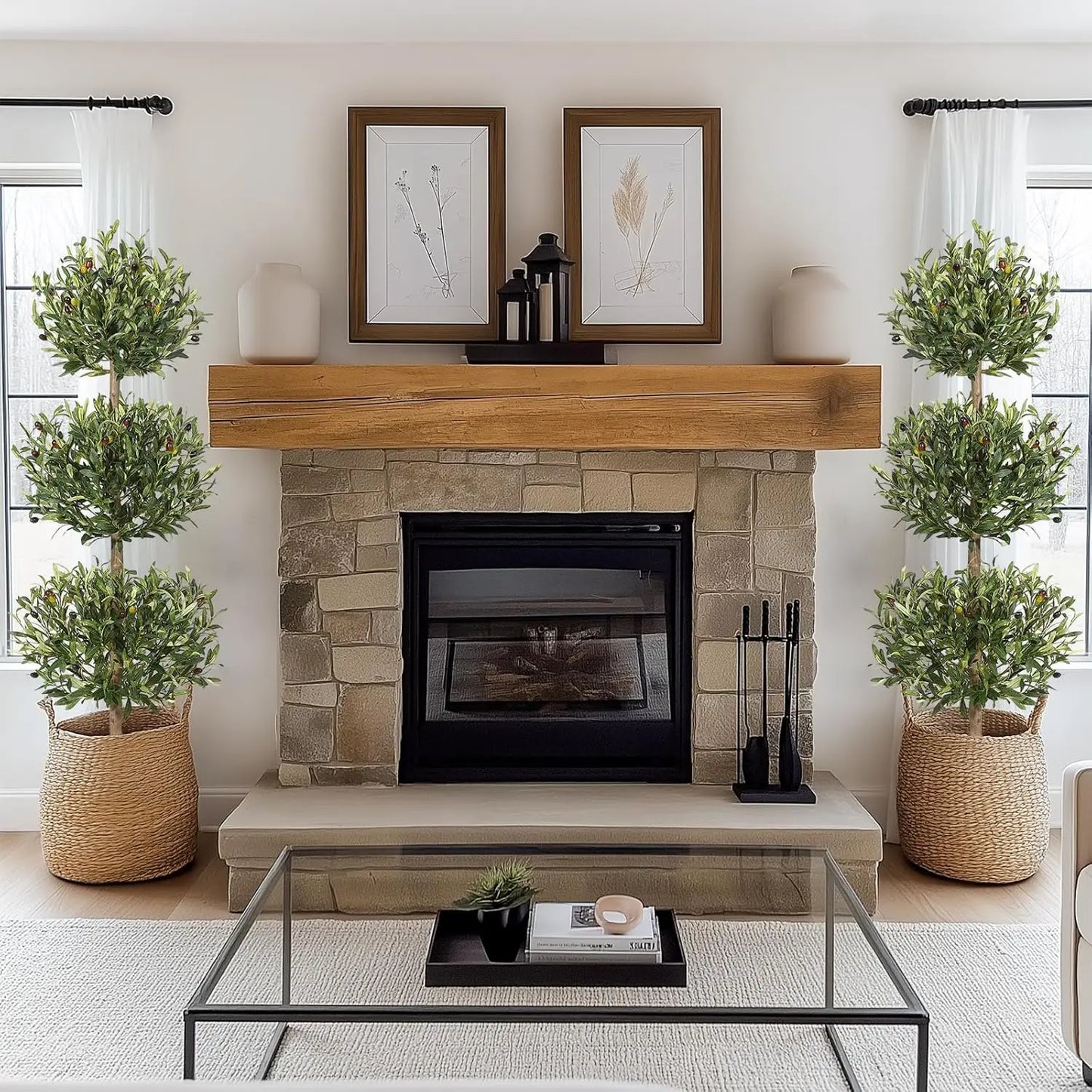 Artificial Olive Tree 5FT Tall for Home Office Decor