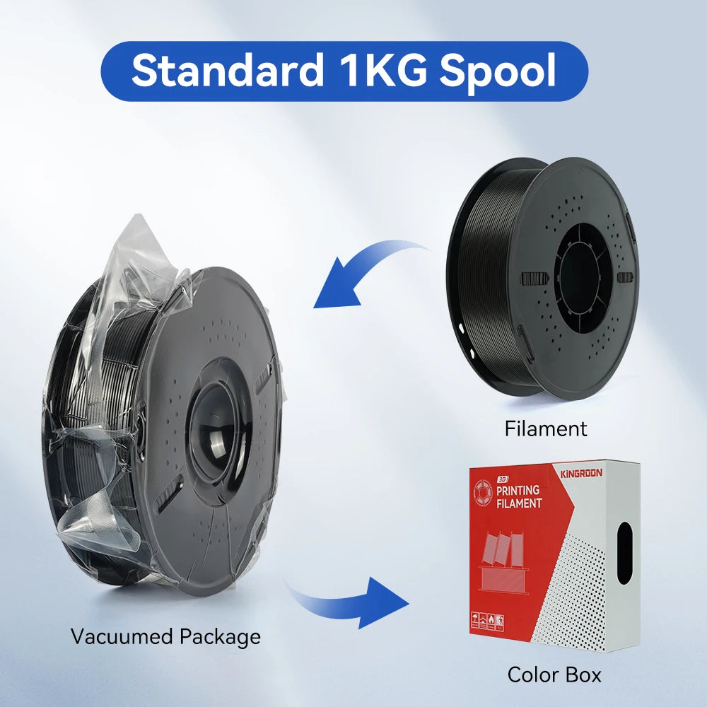 KINGROON PLA Filament 1.75mm 5/10KG PLA Plastic, Standard 1kg/roll