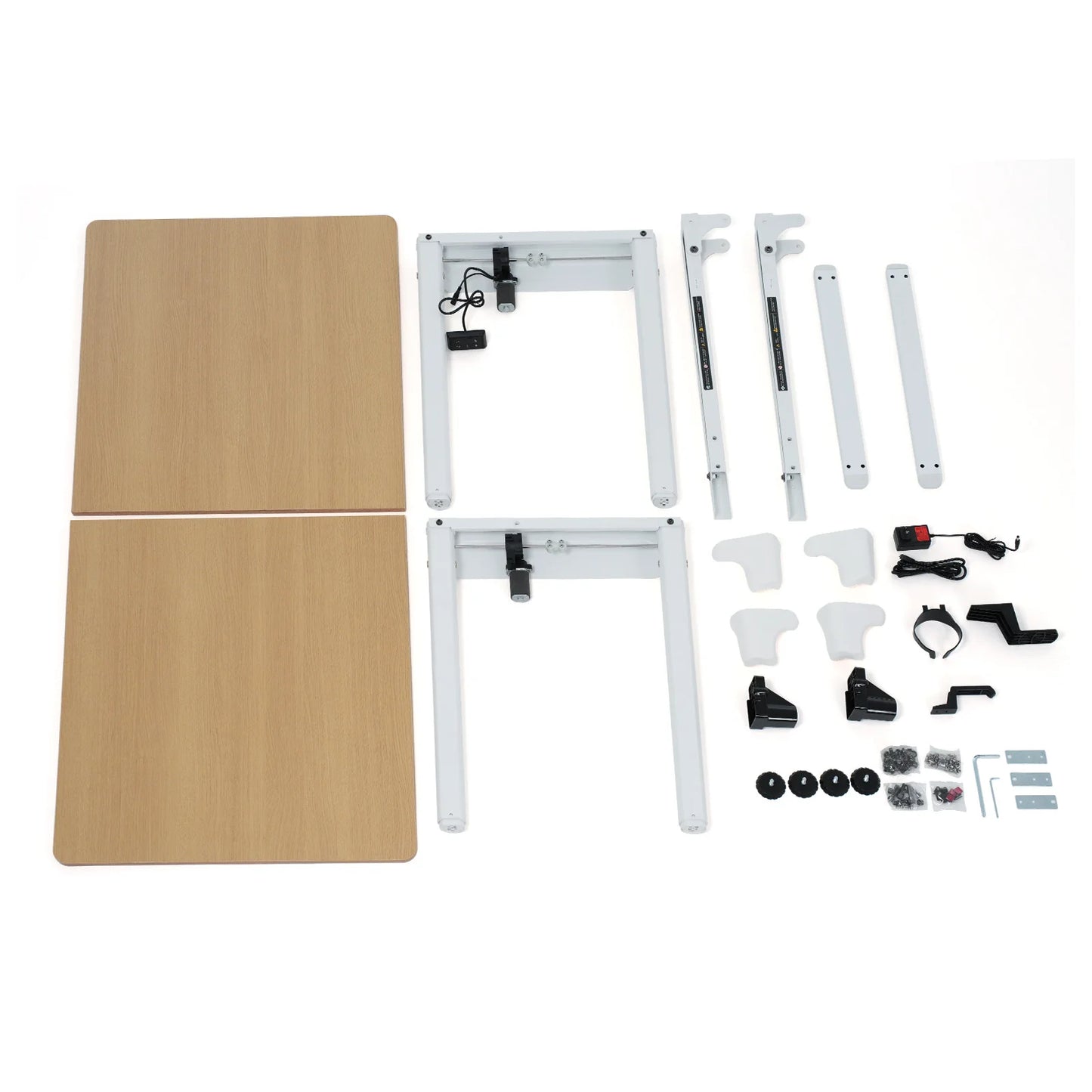L Shaped Standing Desk, 63/71x43 Inches with Adjustable Height