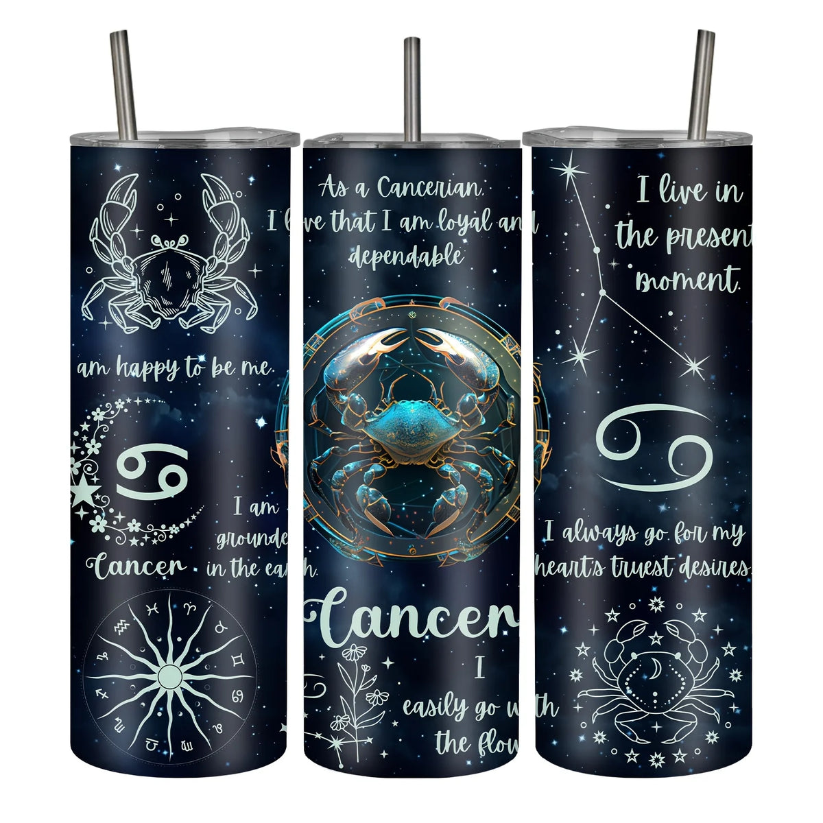 1pc, 20Oz/590Ml, Constellation Astrology Stainless Steel Insulated Tumbler
