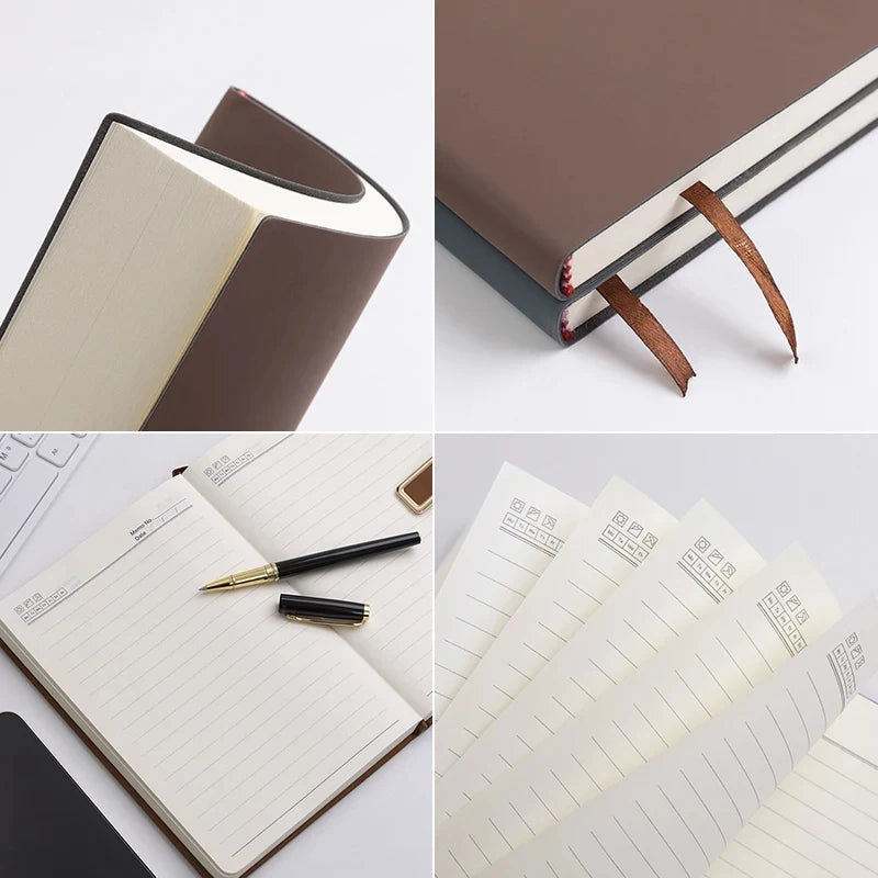 A5 PU Leather Softcover Notebook , Waterproof Journal for Writing