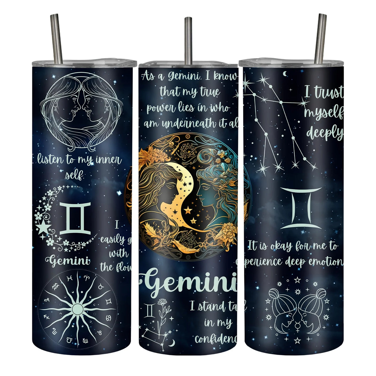 1pc, 20Oz/590Ml, Constellation Astrology Stainless Steel Insulated Tumbler