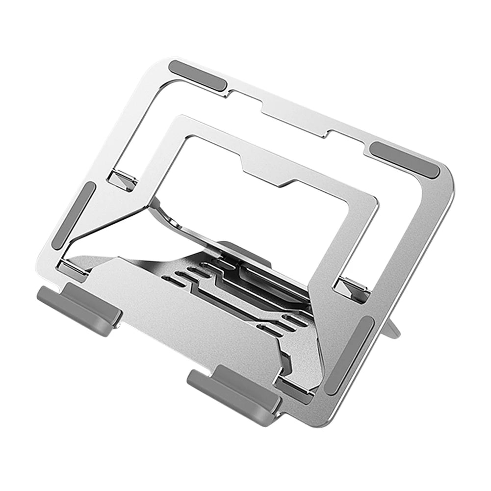 Laptop Stand Non-slip Hollow Out Desktop Laptop Holder Foldable Desktop Holder