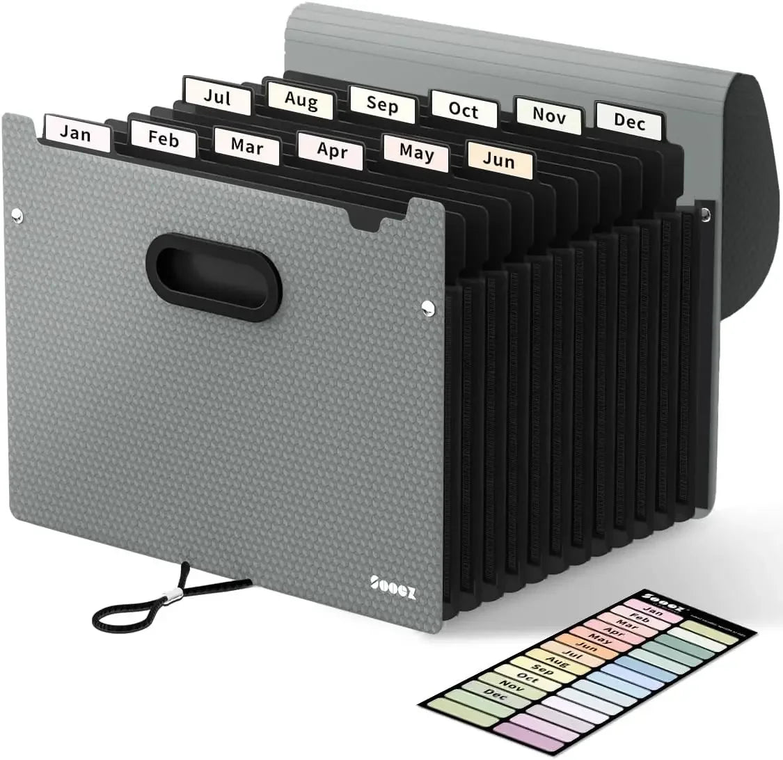 Organ Organizer, 12 Pocket Expandable File Folder