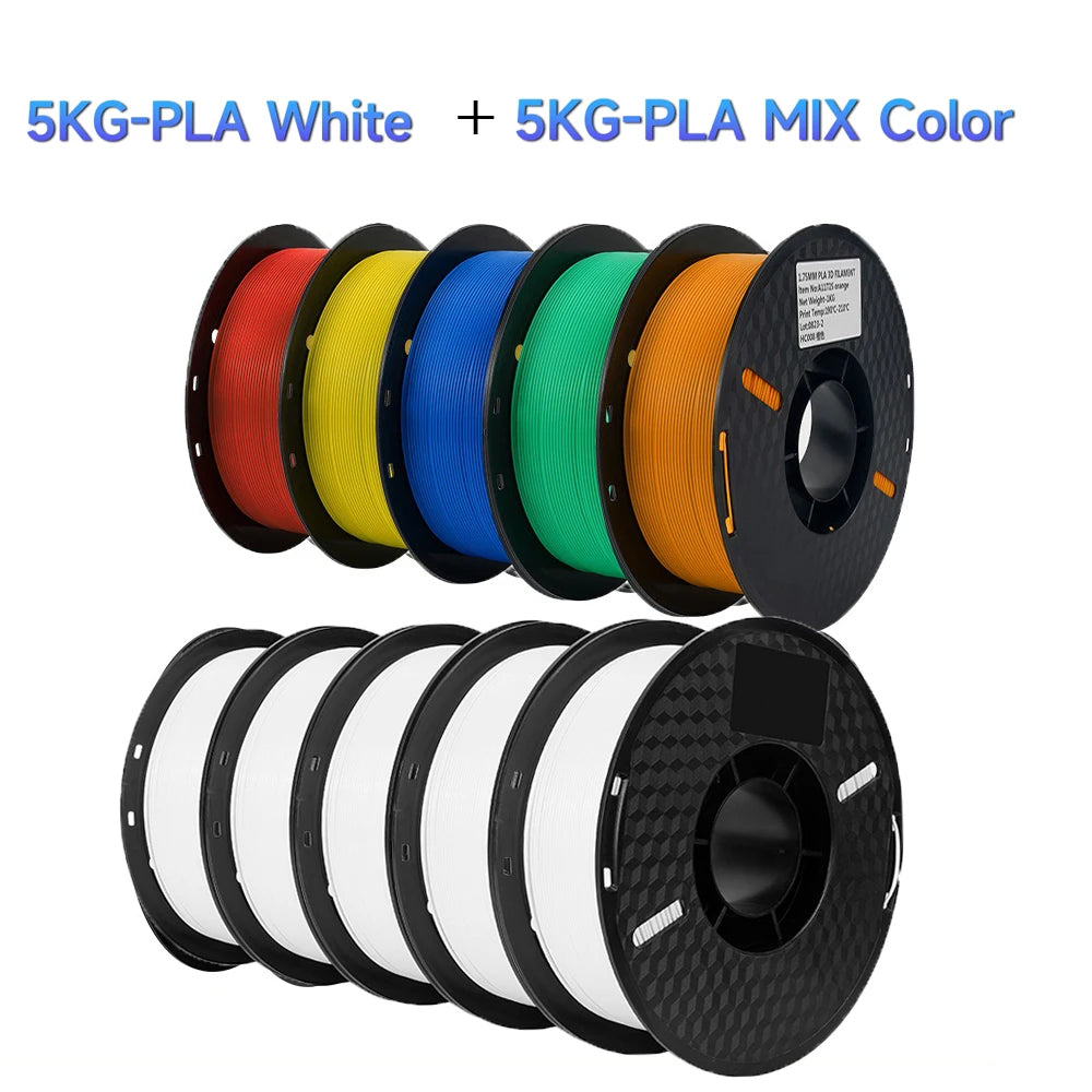 10KG PLA PETG Filament for 3D Printer Filament 1KG/Roll 1.75MM