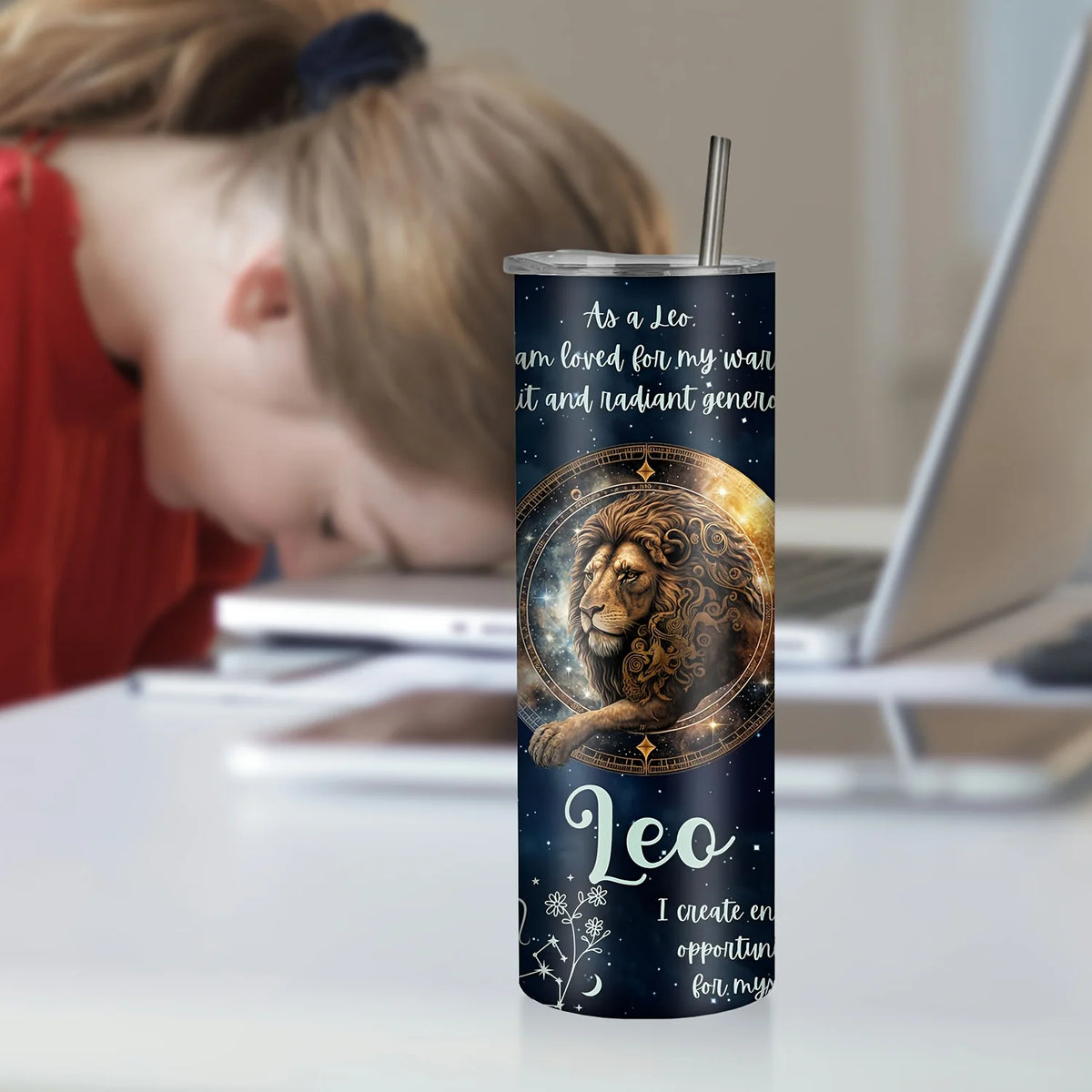 1pc, 20Oz/590Ml, Constellation Astrology Stainless Steel Insulated Tumbler