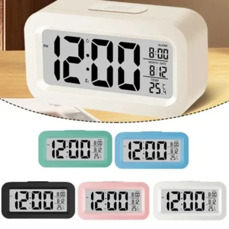 Desk Decorations Table Clock, LED Digital Alarm Clock