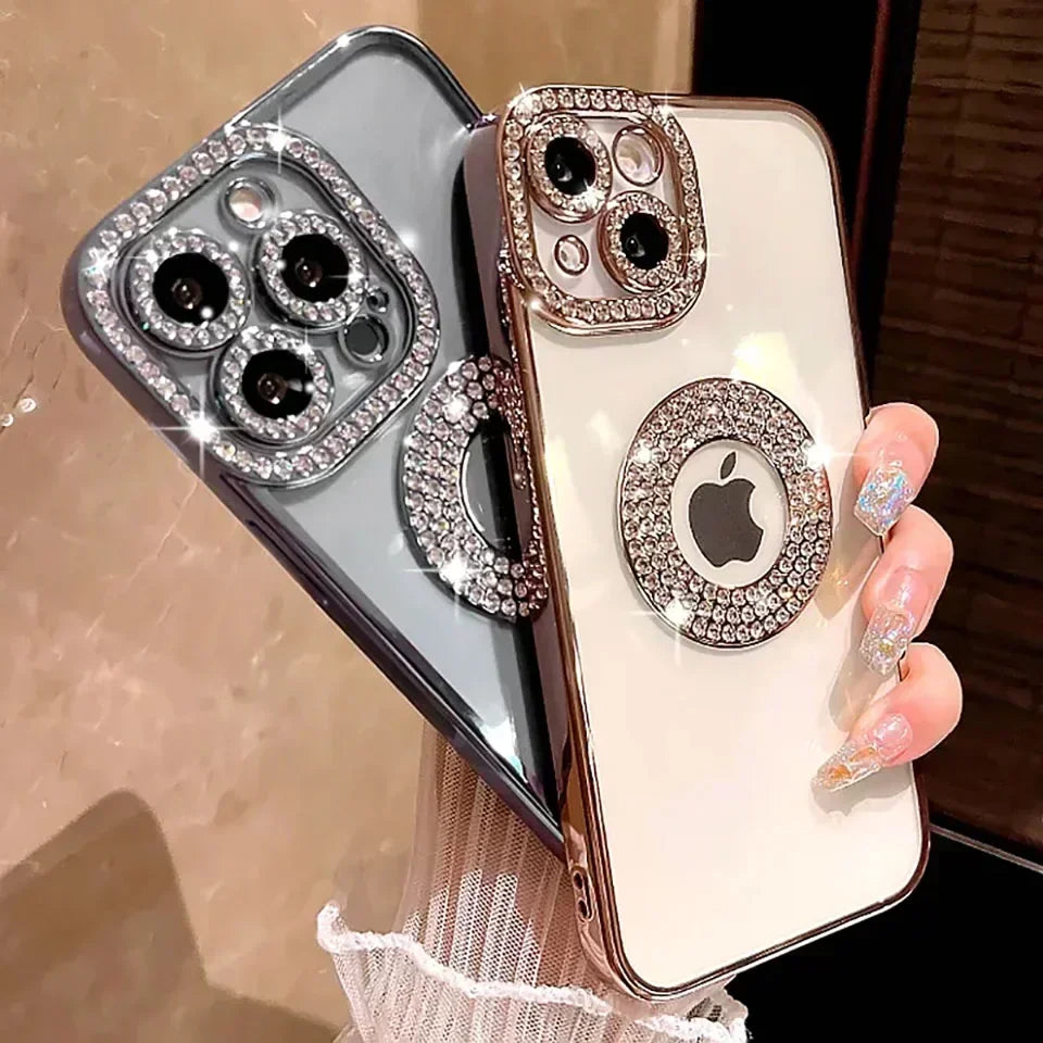 Luxury Diamond Glitter Woman Case