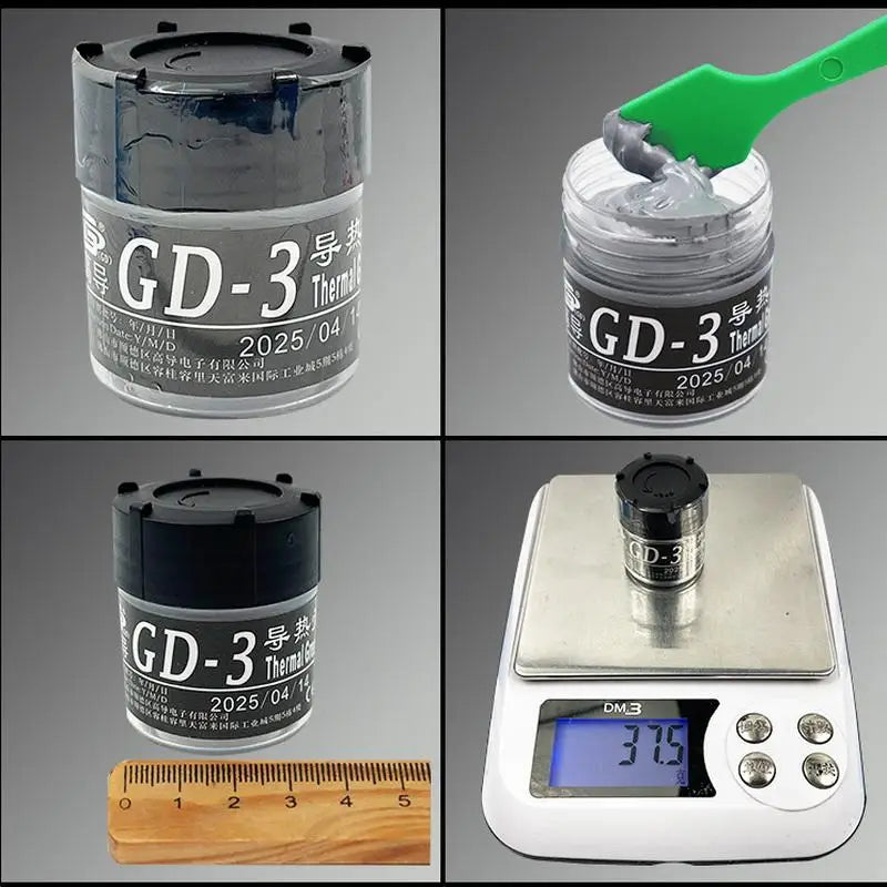 1 Piece 30g Gray 7.5W/m-k GD-3-CN30 Thermal Paste For CPU GPU