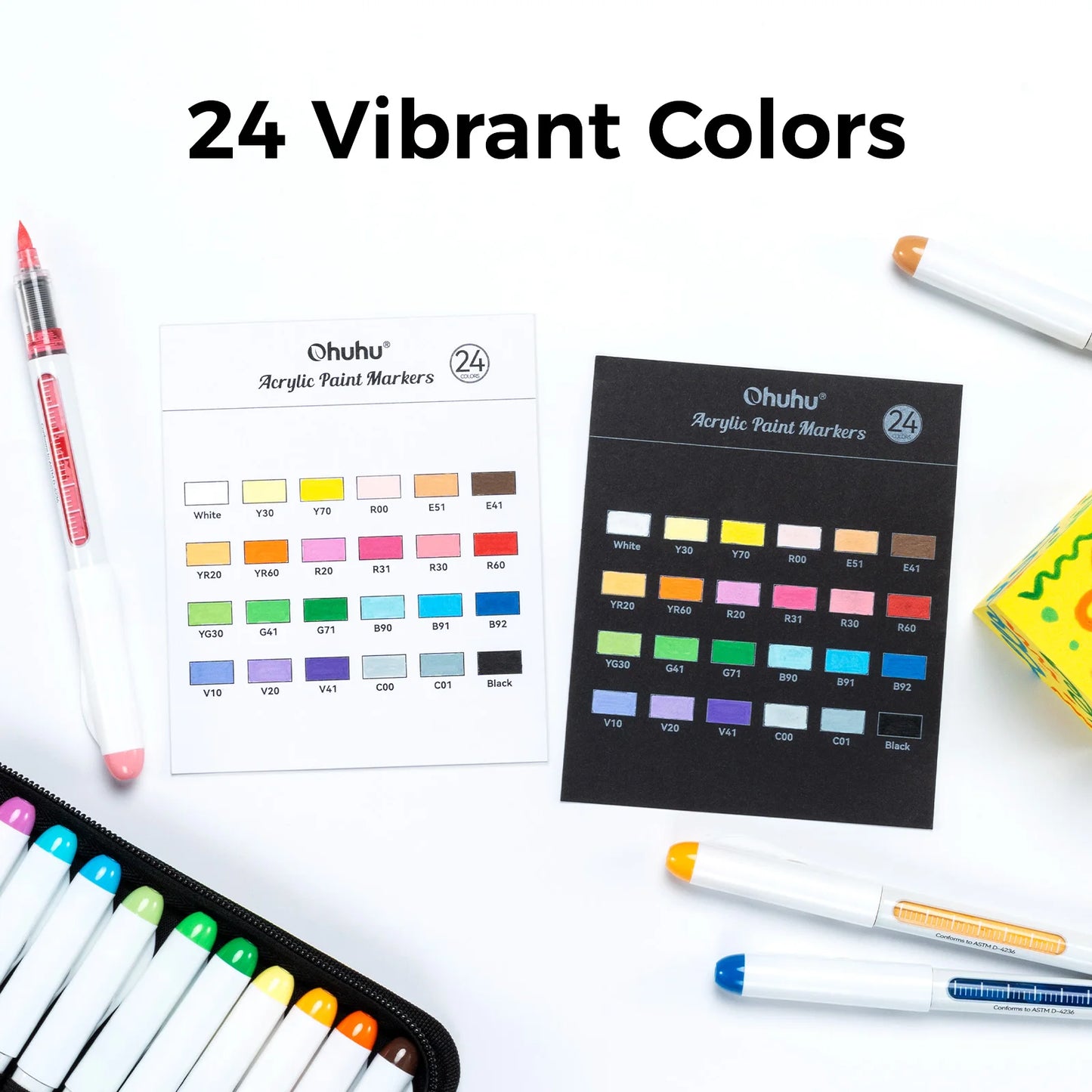 Ohuhu Nahuku Direct-ink Acrylic Markers