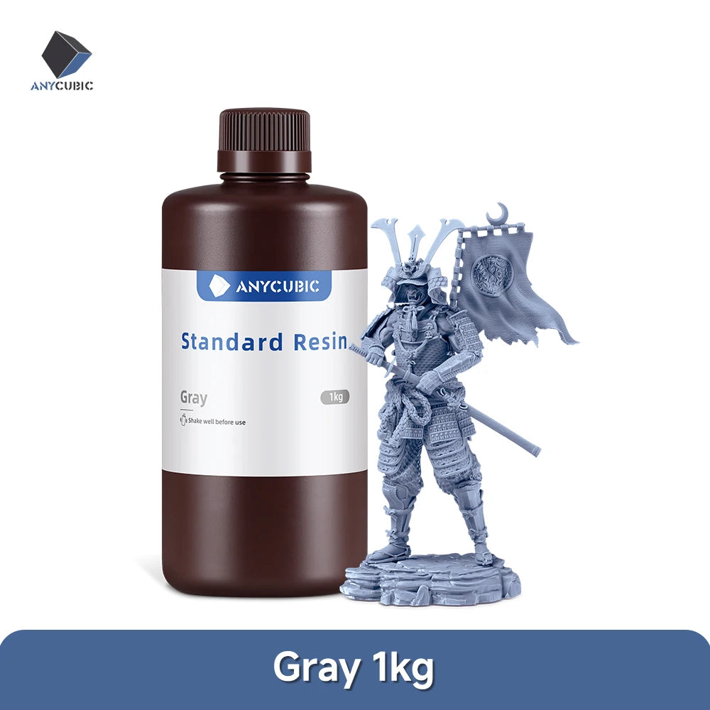 ANYCUBIC 1kg/10kg Liquid Photopolymer Standard Resin 405nm UV Resin