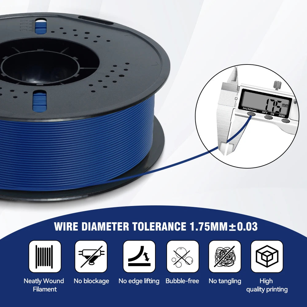 KINGROON PLA Filament 1.75mm 5/10KG PLA Plastic, Standard 1kg/roll