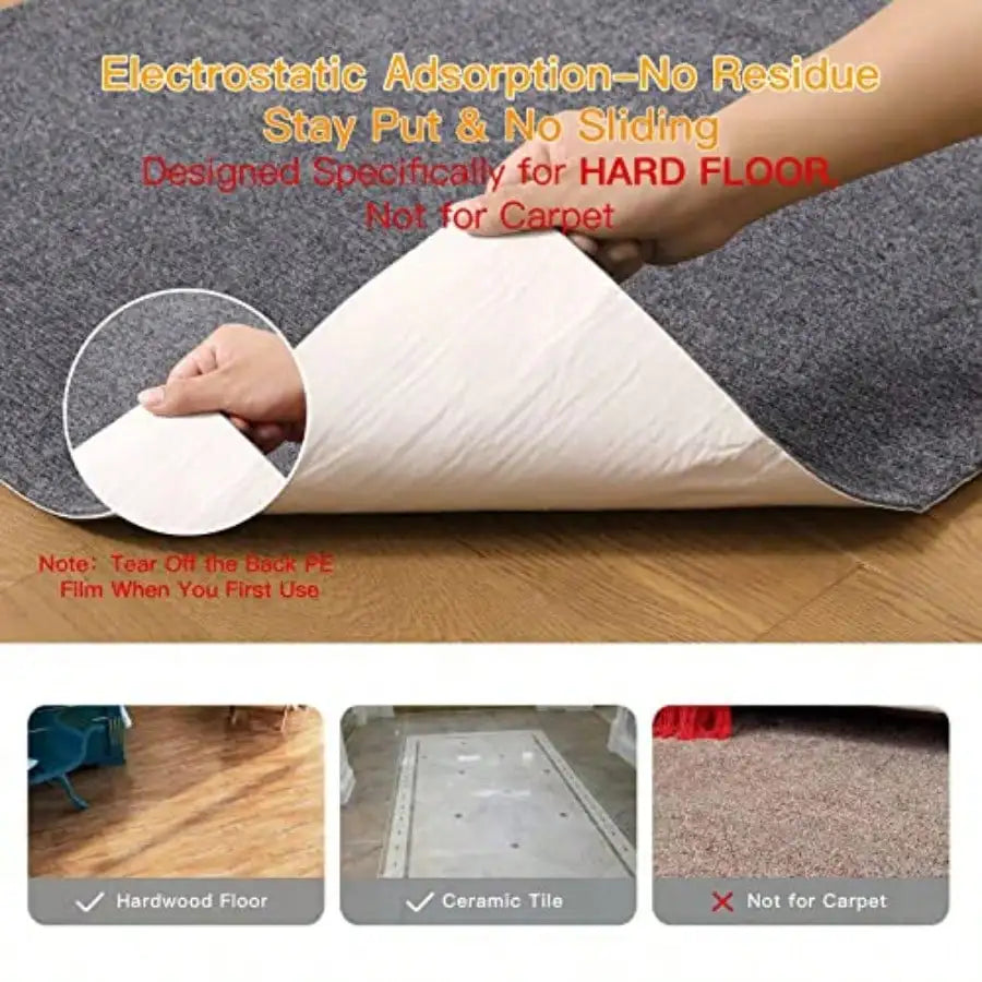 Office Chair Mat for Hardwood and Tile Floor 55"x35"