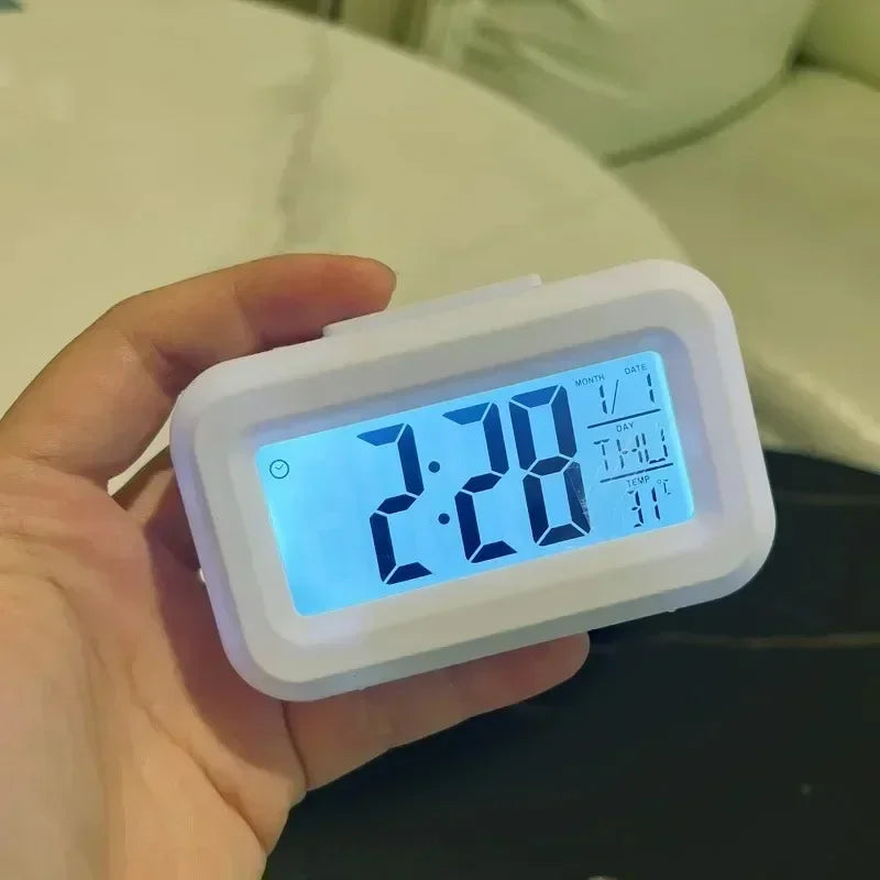 Desk Decorations Table Clock, LED Digital Alarm Clock