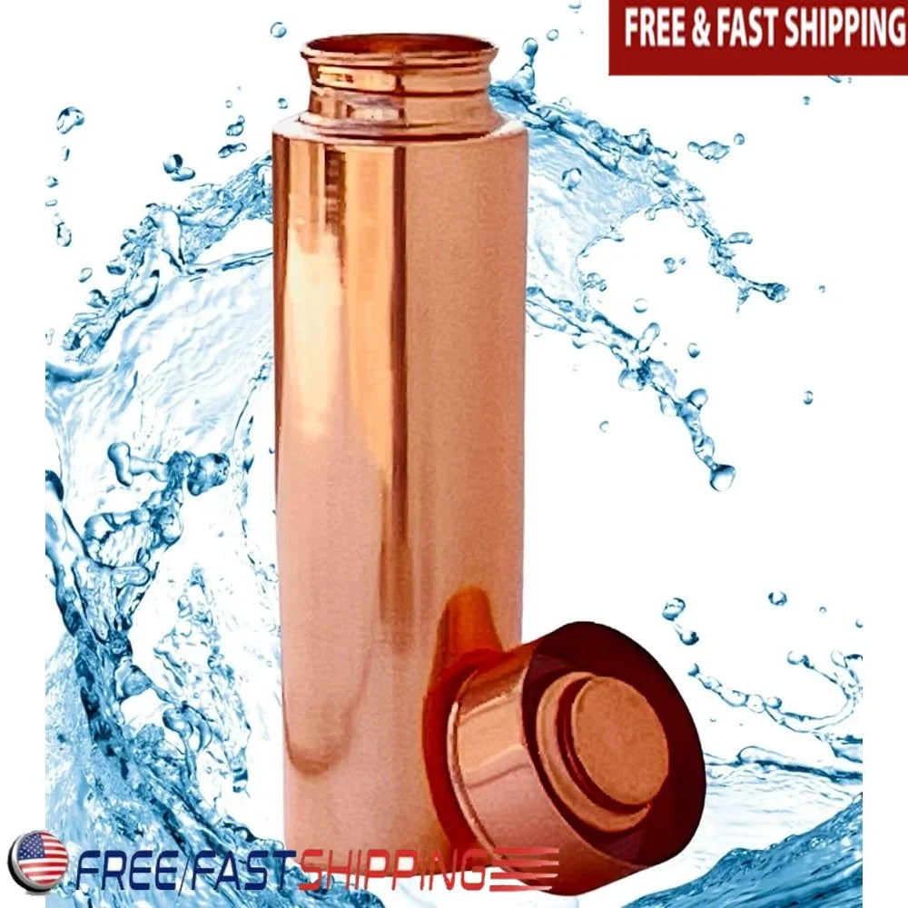 Handmade Copper Water Bottle 32oz