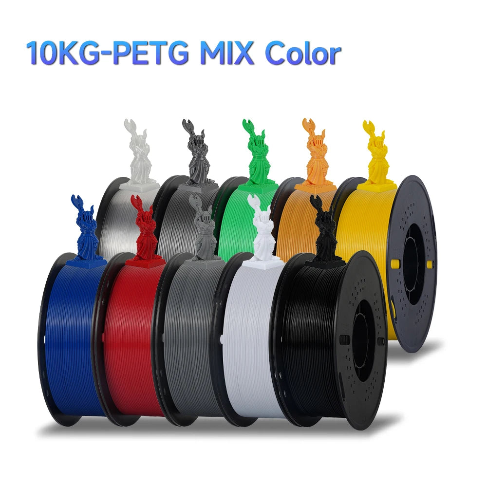 10KG PLA PETG Filament for 3D Printer Filament 1KG/Roll 1.75MM