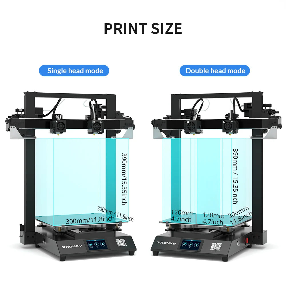 Tronxy IDEX FDM 3D Printer GEMINI S