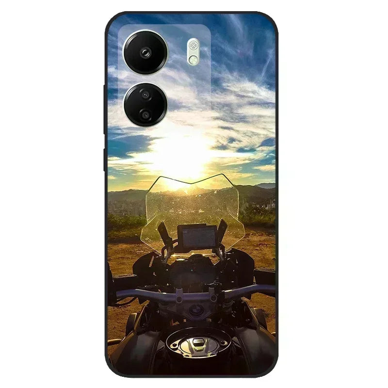 For Redmi 13C 4G Case Animals Soft Silicone TPU Phone Cases