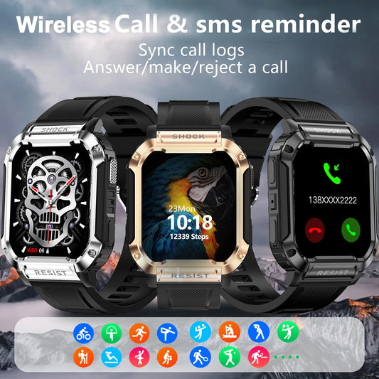 Smart watch, wireless calling /dial, multi -Sport mode