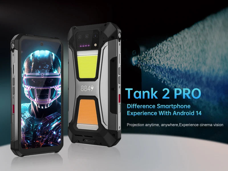 8849 Tank 2 PRO Unihertz Rugged Smartphone 16GB /256GB 23800mAh