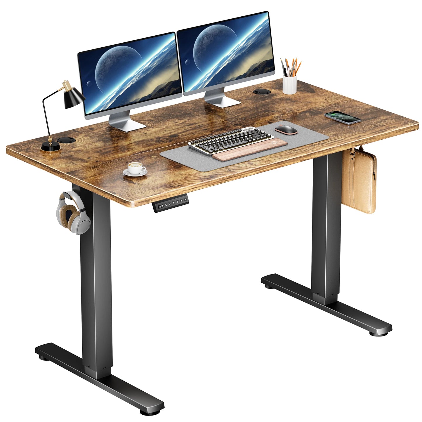 JHK Electric Standing Desk Height Adjustable 40x24 Inch