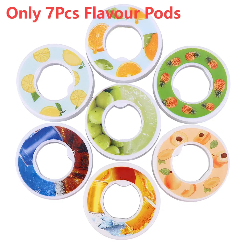 Flavored Water Bottle with 7 Flavour Pods, 650ml