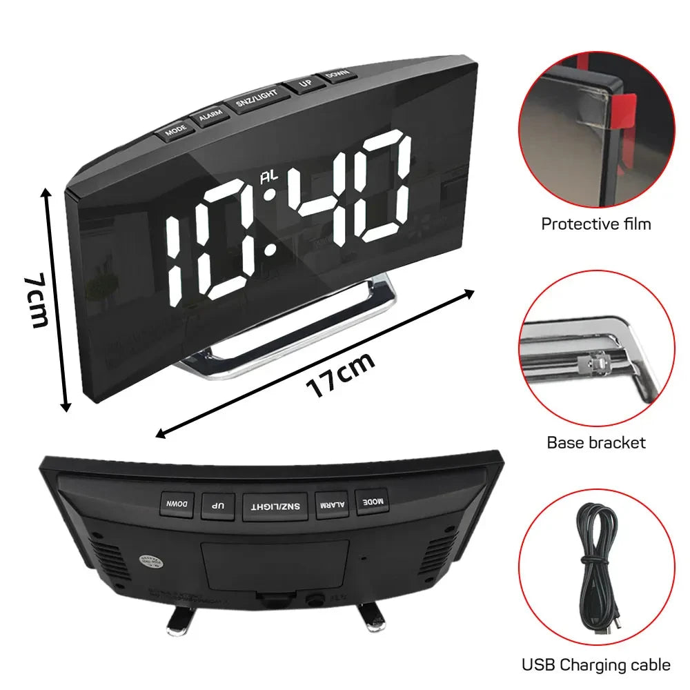 Electronic Alarm Clock, Digital Alarm Clock LED