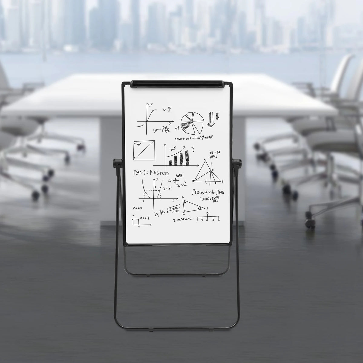 Double Sided Flip Whiteboard For Home Office Classroom Use