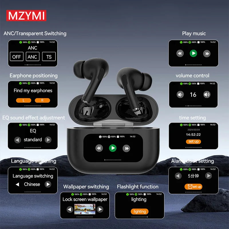 MZYMI True Wireless Earbuds YX30 Bluetooth 5.3 Headphones