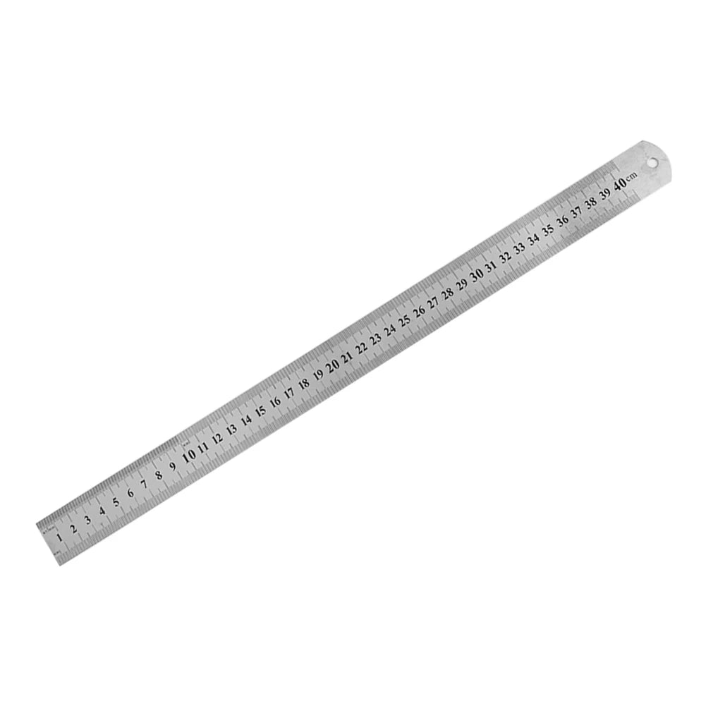 15cm/20cm/30cm/40cm/50cm Metal Ruler Stainless Steel Straight Ruler