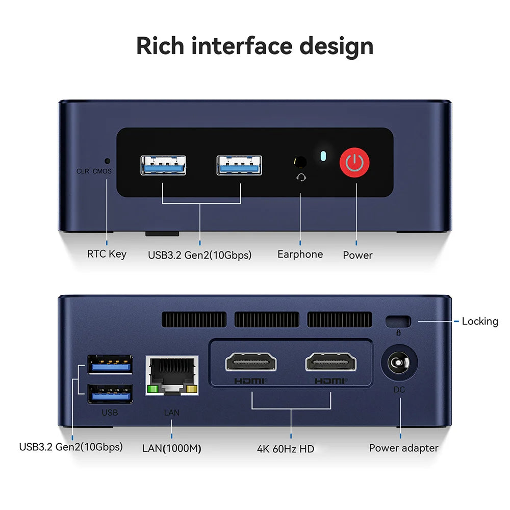 Beelink Mini S12 Inte 12th Gen N95 8G256G Mini S12 Pro N100 Mini PC