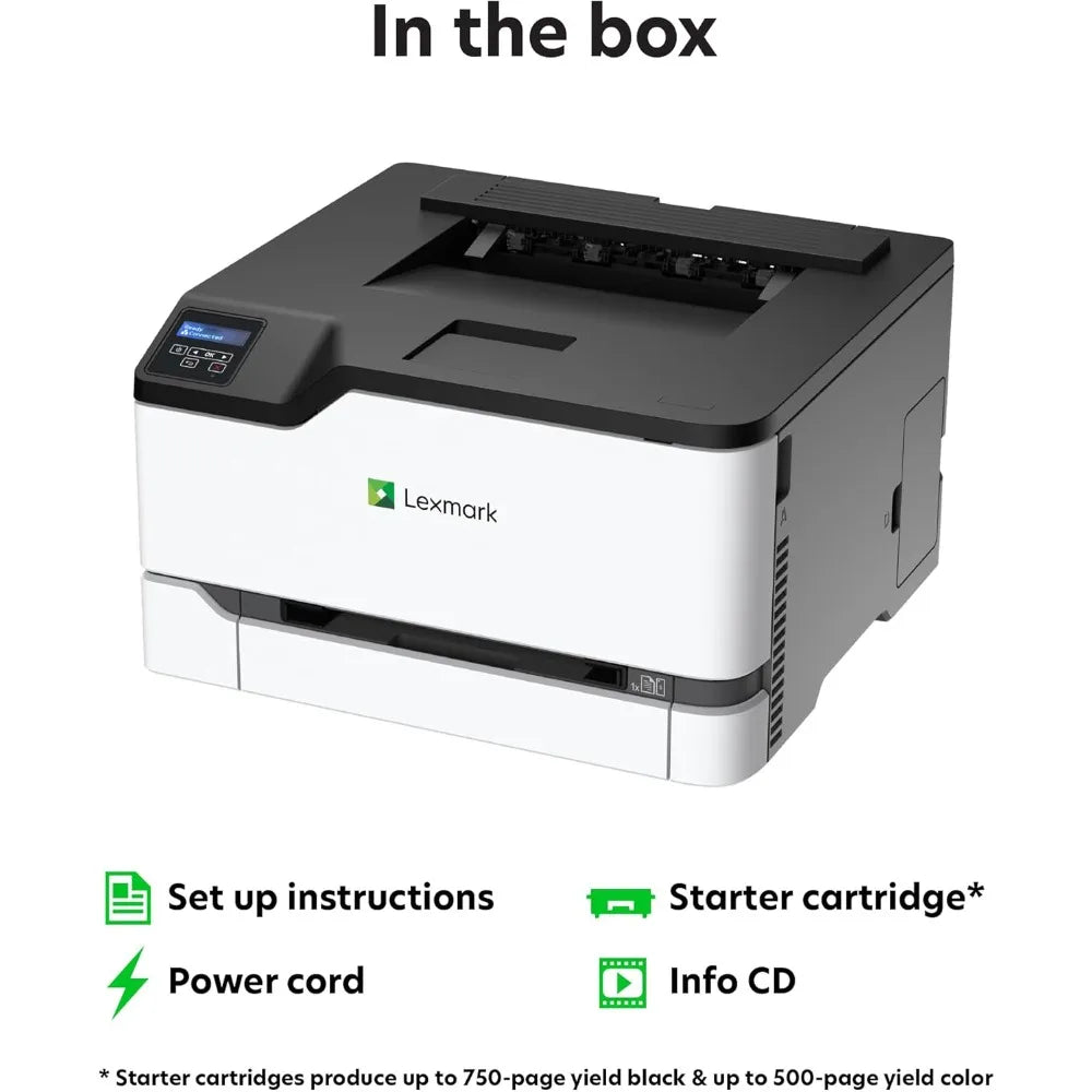 CS331dw Color Laser Printer with Ethernet, Automatic Two-Sided Printing