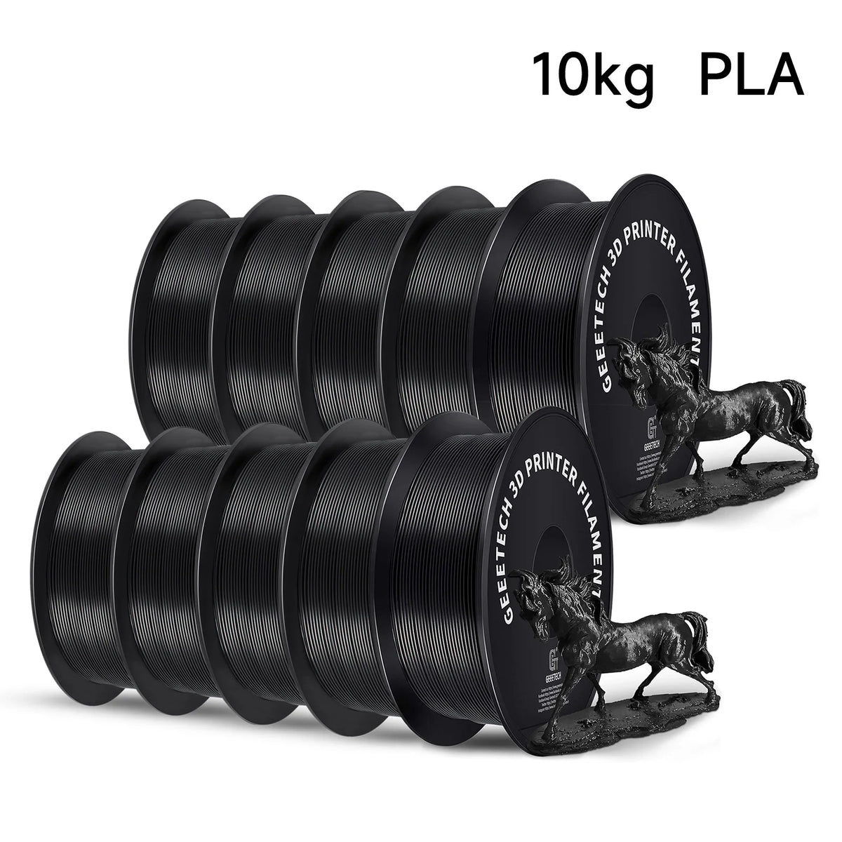 GEEETECH 10Kg In One Box Matte/PETG/Silk PLA/TPU/ABS 3D PLA Filament 1.75mm
