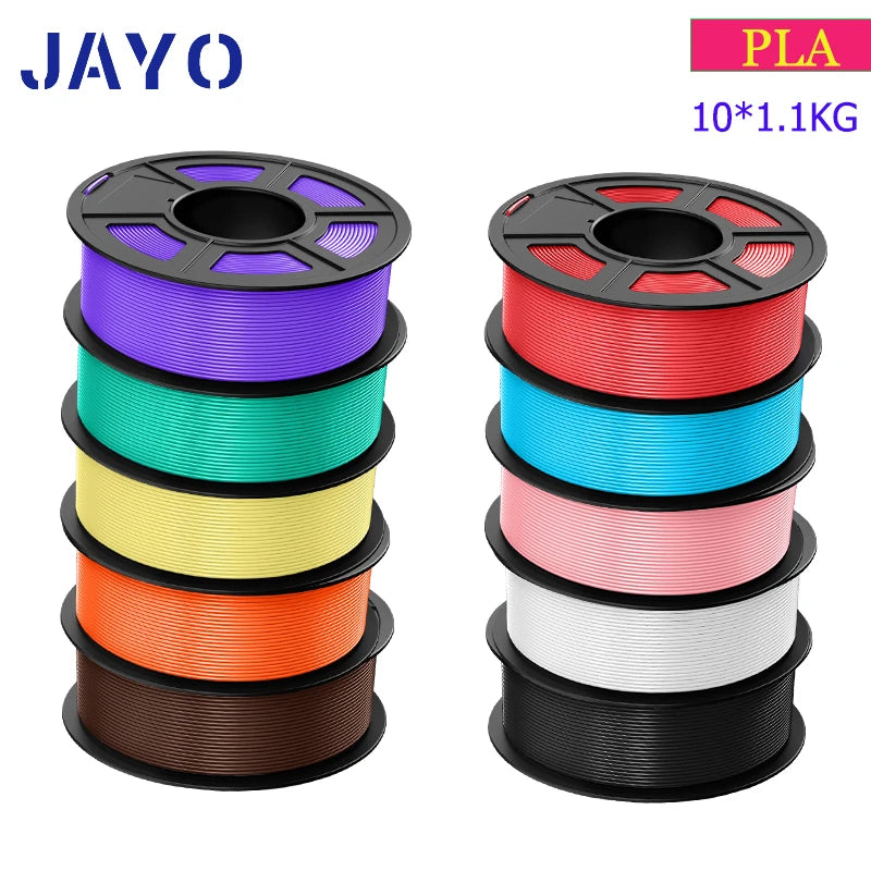 JAYO PETG/PLA PLUS/High Speed Matte PETG/PLA Filament 175mm 10 Rolls