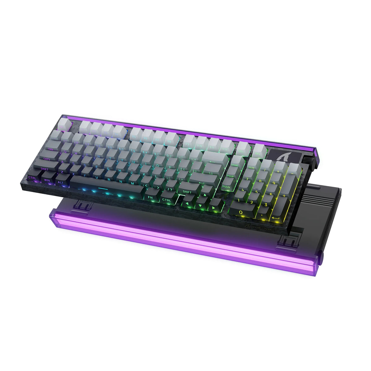 ATTACK SHARK R98 HE Carbon Fiber Rapid Trigger Keyboard, 98 Keys