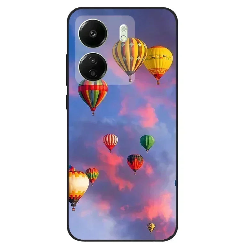 For Redmi 13C 4G Case Animals Soft Silicone TPU Phone Cases