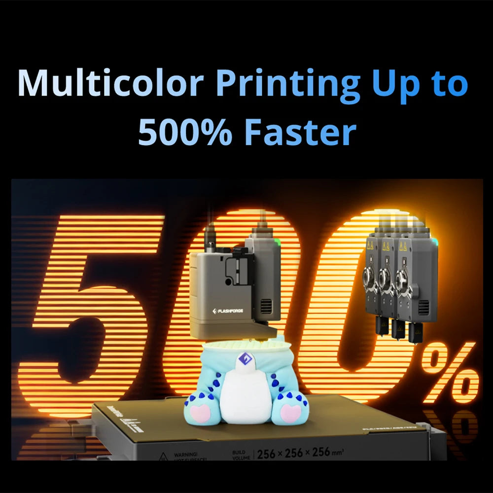 FLASHFORGE High Speed Creator 5 3d Printer Multi-Extruders Multi-color