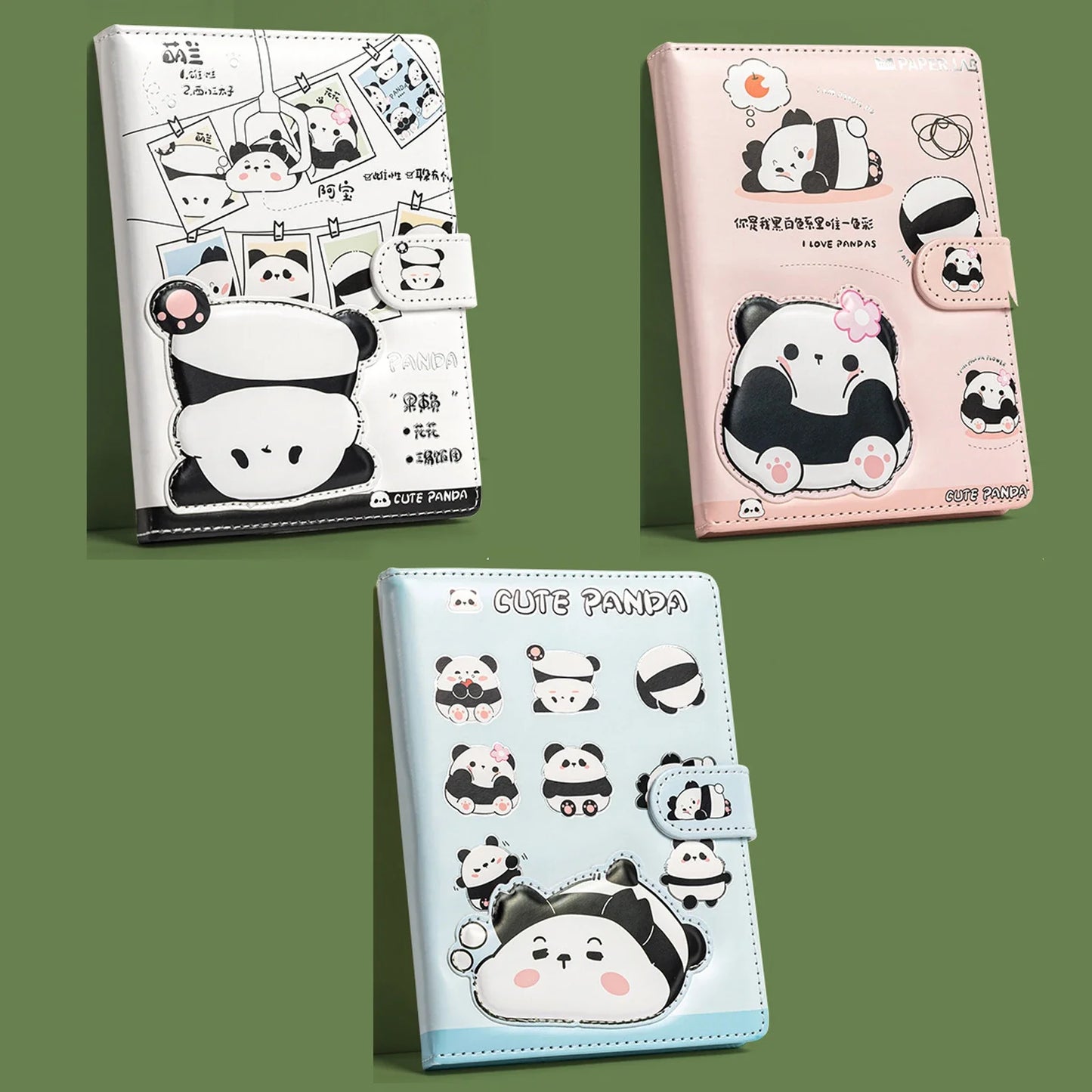 Cute Panda Notebook Agenda Organizer Diary Notepad Weekly Planner