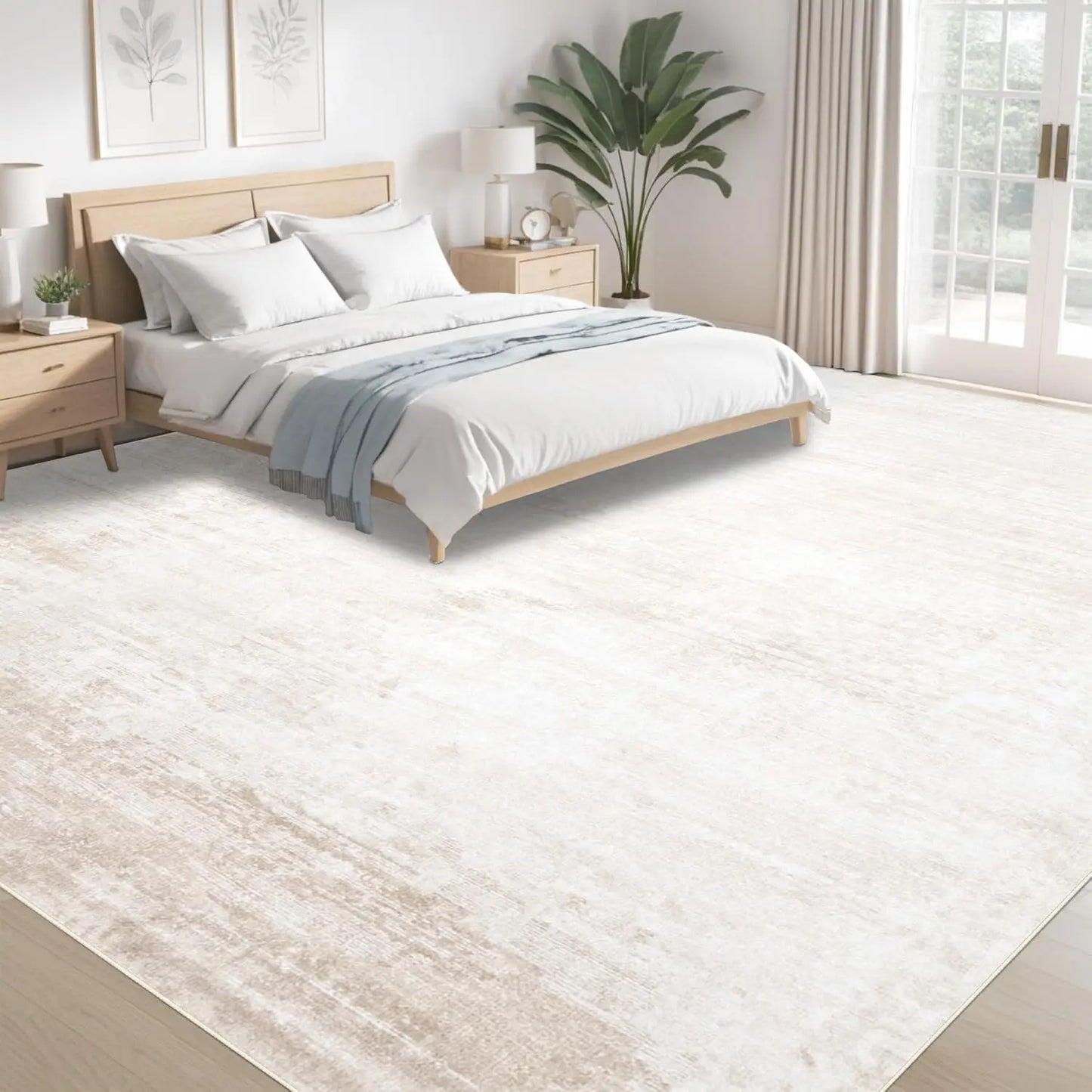 Washable 10x14 Area Rug: for Living Room Bedroom Home Office