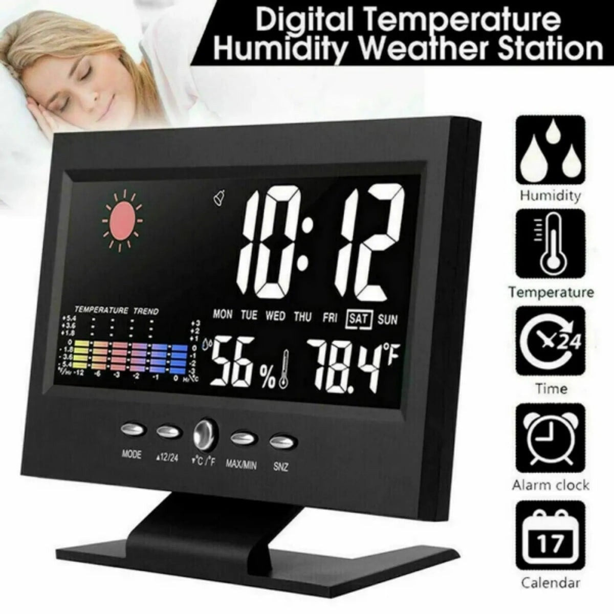LED Digital Alarm Clock