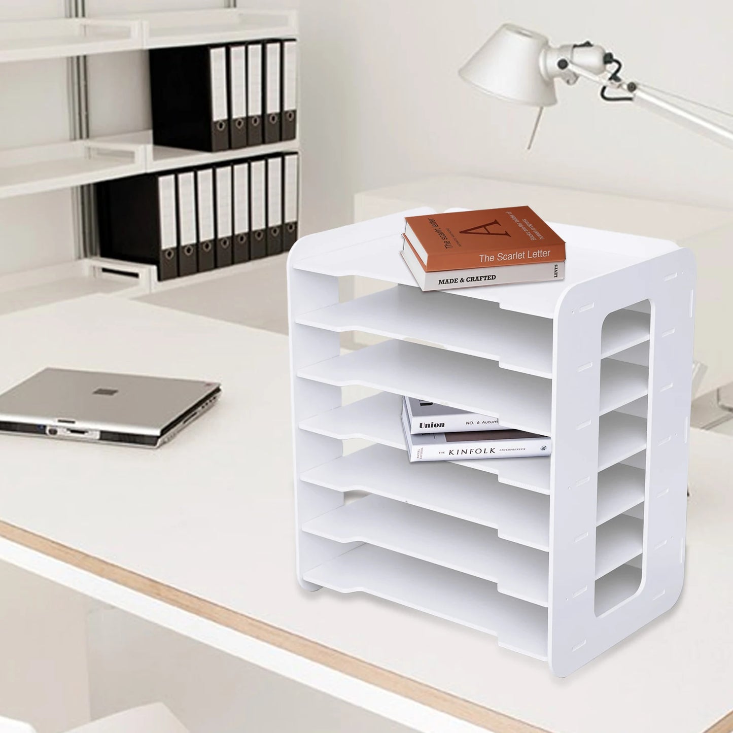 7-Layer File Organizer with PVC Material