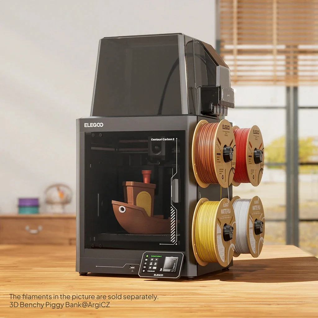 ELEGOO Centauri Carbon 2 Combo 3D Printer with 10KG Filament Kit 500mm/s²