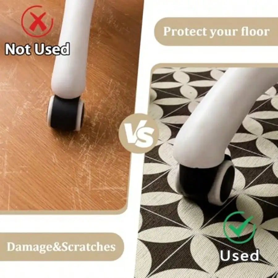 Office Chair Mat for Hardwood Floor 60"x45" Computer Desk Mat Protector