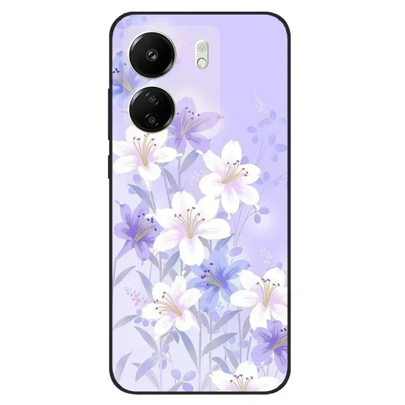 For Redmi 13C 4G Case Animals Soft Silicone TPU Phone Cases