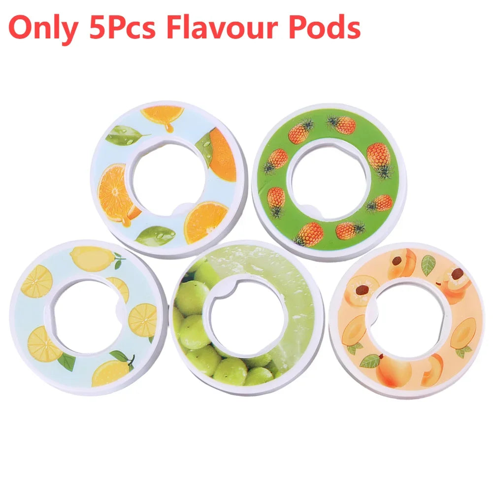 Flavored Water Bottle with 7 Flavour Pods, 650ml