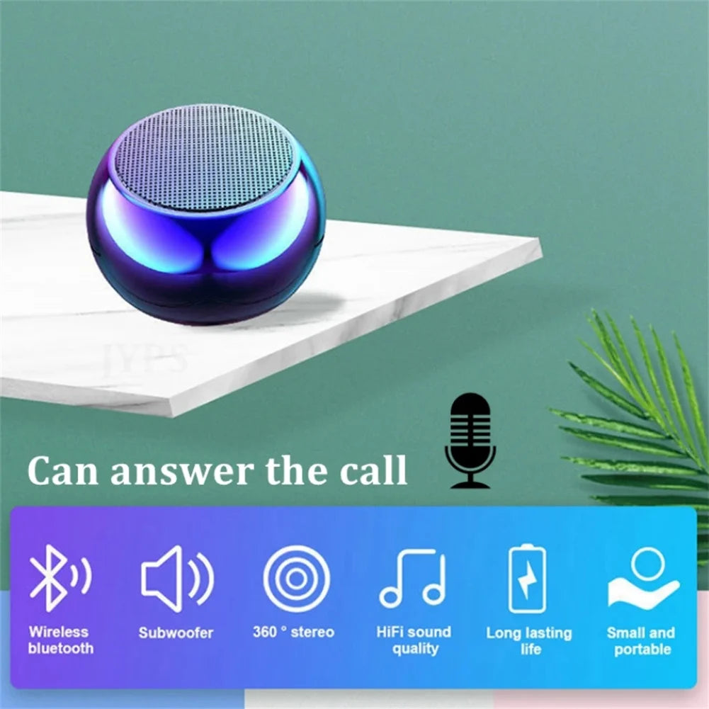 Wireless Bluetooth-compatible Speaker Small Subwoofer Portable