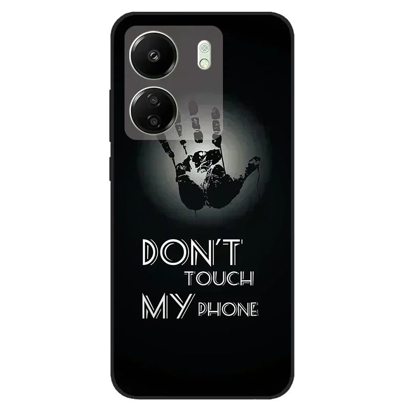 For Redmi 13C 4G Case Animals Soft Silicone TPU Phone Cases