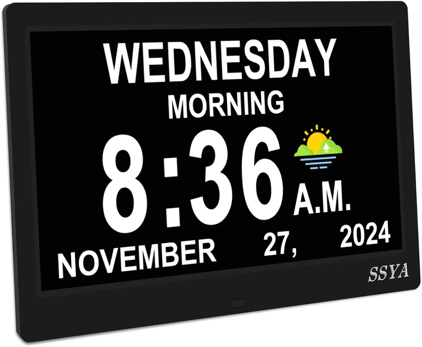 Large Digital Clock with Date & Day, Auto DST, 7 Display Modes